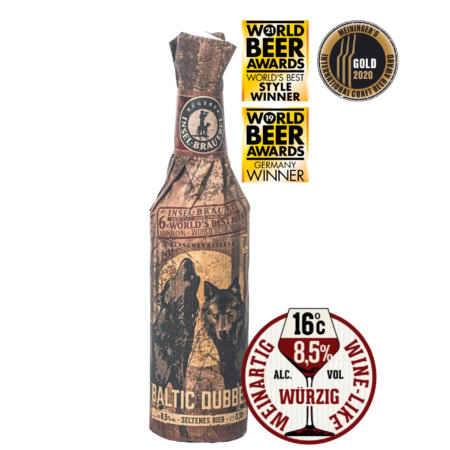 Bia "giấy" Đức Baltic Double Ale 8.5% - Chai 330ml