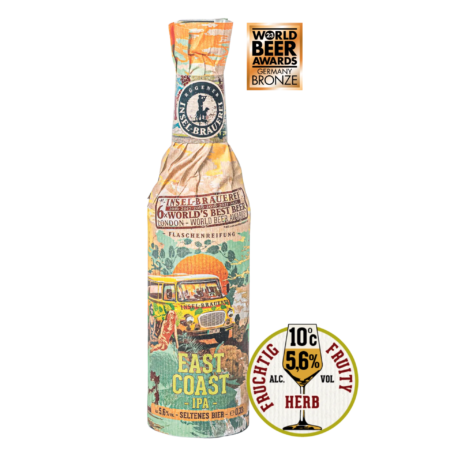 Bia "giấy" Đức Baltic Insel East Coast IPA 5.6% - Chai 330ml